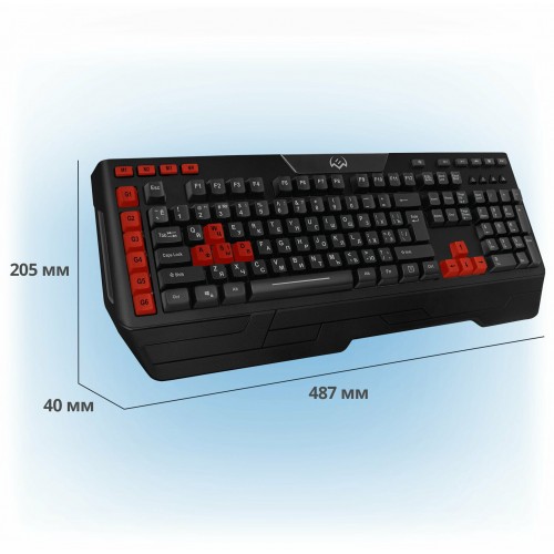 Клавиатура SVEN KB-G9600 (черный) 3