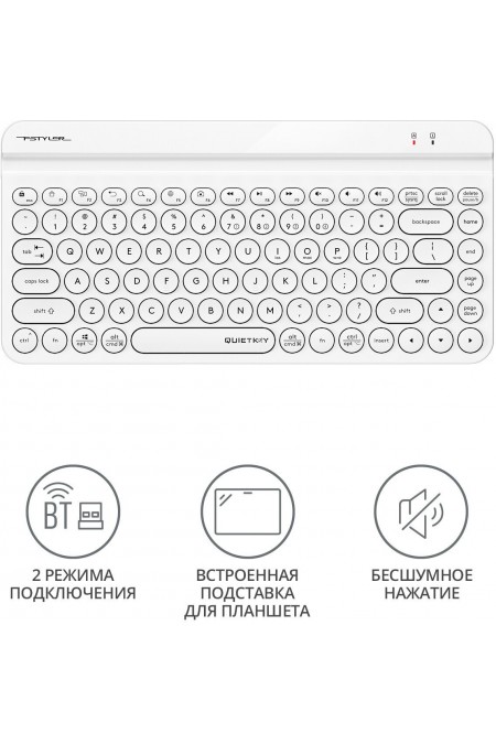 Клавиатура A4Tech Fstyler FBK30 (белый) 1