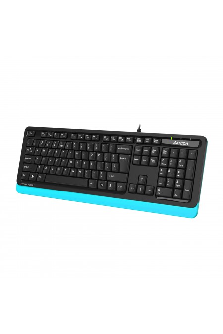 Клавиатура A4Tech Fstyler FKS10 (черный/синий) 2
