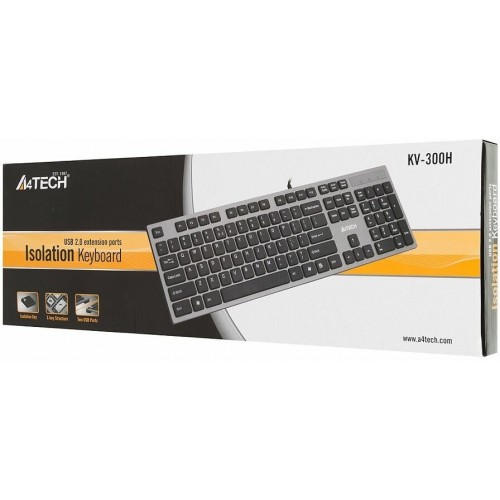 Клавиатура A4Tech KV-300H (серый) 9