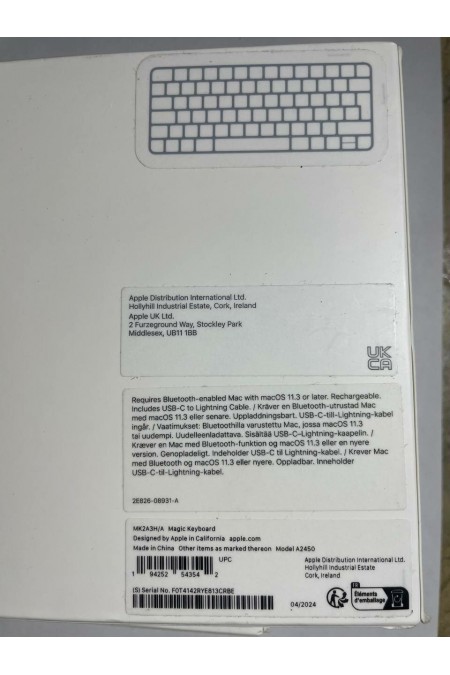 Клавиатура Apple Magic Keyboard MK2A3 (белый) 5