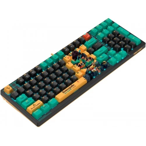 Клавиатура Bloody AT98 Renegade (черный/зеленый) 3