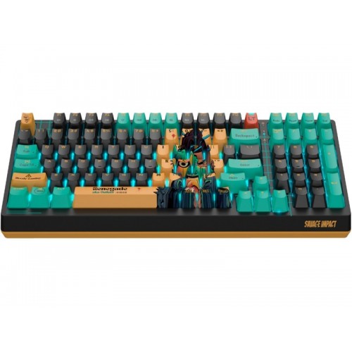 Клавиатура Bloody AT98 Renegade (черный/зеленый) 4