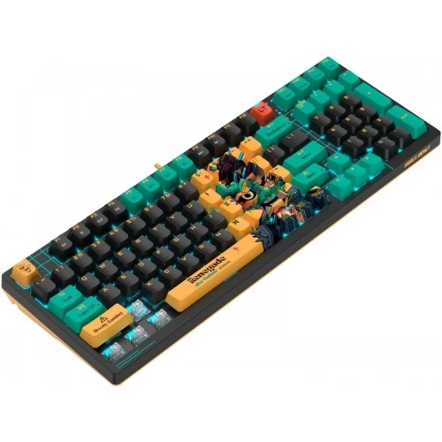 Клавиатура Bloody AT98 Renegade (черный/зеленый) 4