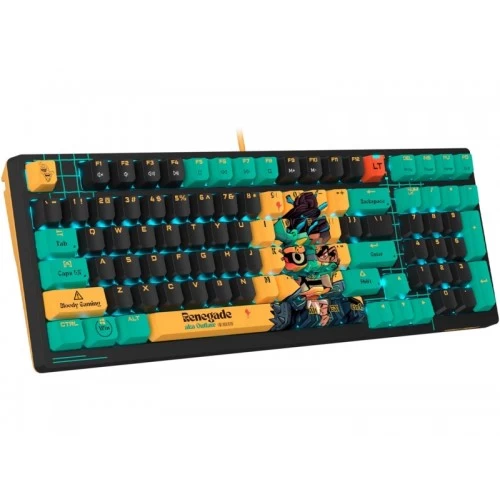 Клавиатура Bloody AT98 Renegade (черный/зеленый) 6