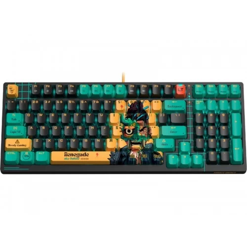 Клавиатура Bloody AT98 Renegade (черный/зеленый) 8