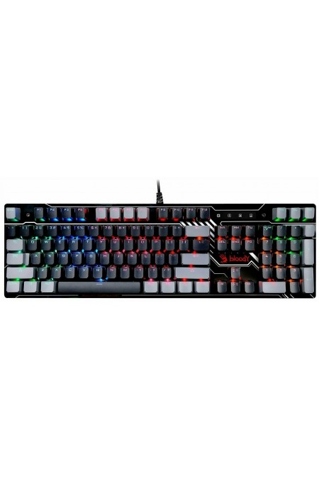 Клавиатура Bloody B808N (черный/серый) 