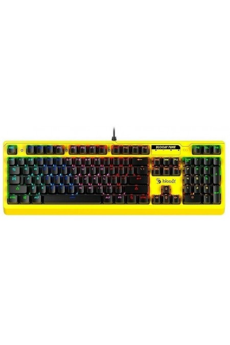 Клавиатура Bloody B810RC (желтый/черный) 1