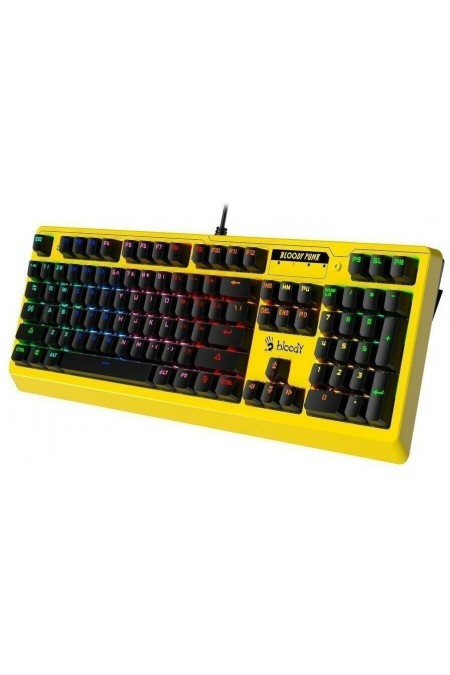 Клавиатура Bloody B810RC (желтый/черный) 2
