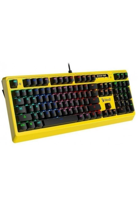 Клавиатура Bloody B810RC (желтый/черный) 3