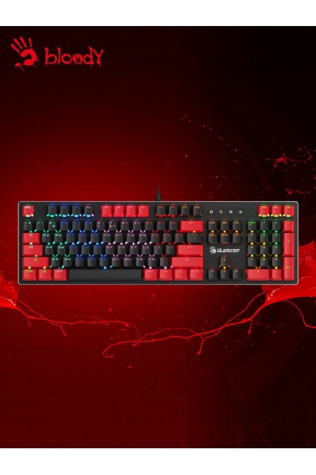 Клавиатура Bloody B820N (черный/красный) 7