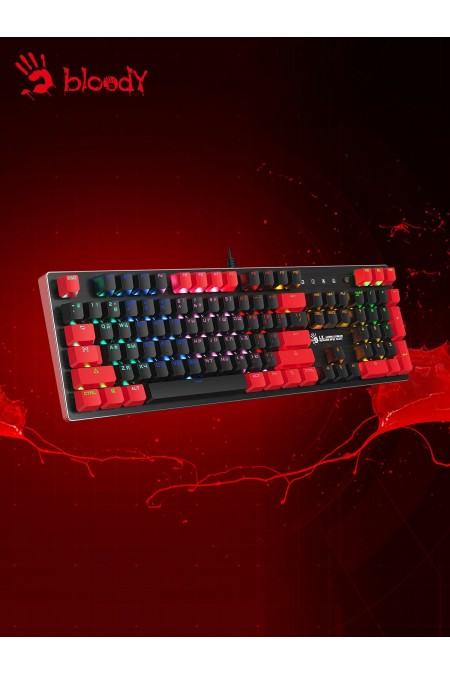 Клавиатура Bloody B820N (черный/красный) 8