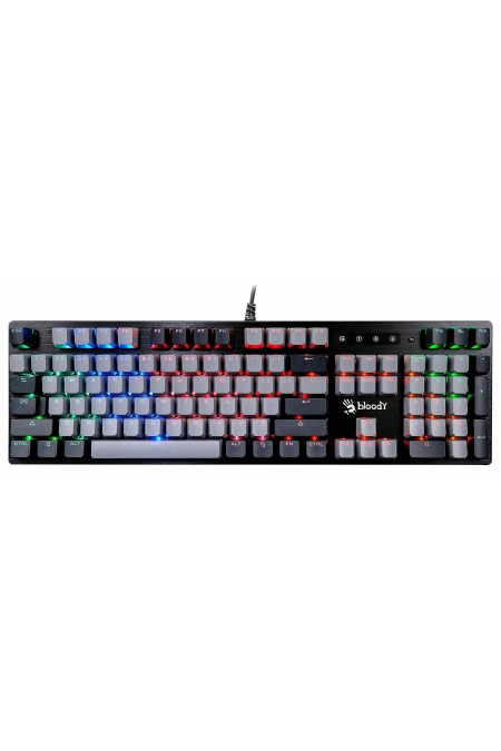 Клавиатура Bloody B828N (черный/серый) 