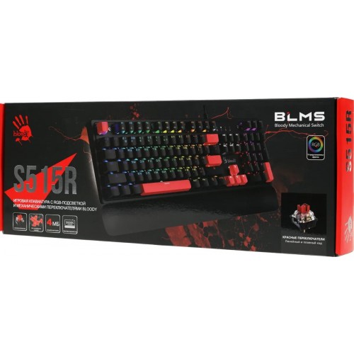 Клавиатура Bloody S515R (S515R FIRE BLACK) (черный) 9
