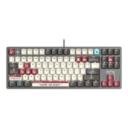Клавиатура Bloody S87 Pixels Red (серый/белый)