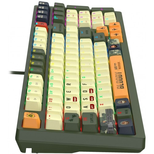 Клавиатура Bloody S98 Aviator (зеленый) 2
