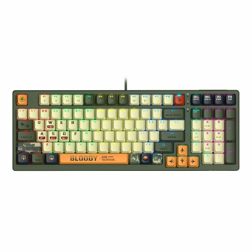 Клавиатура Bloody S98 Aviator (зеленый) 7