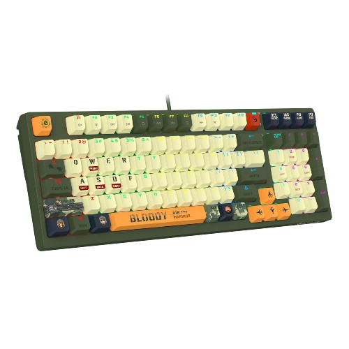Клавиатура Bloody S98 Aviator (зеленый) 8