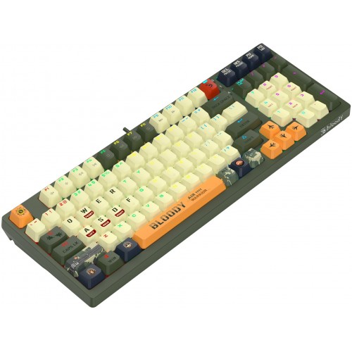 Клавиатура Bloody S98 Aviator (зеленый) 9