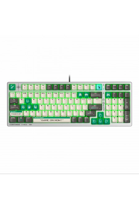 Клавиатура Bloody S98 Pixels Green (белый/бежевый) 7