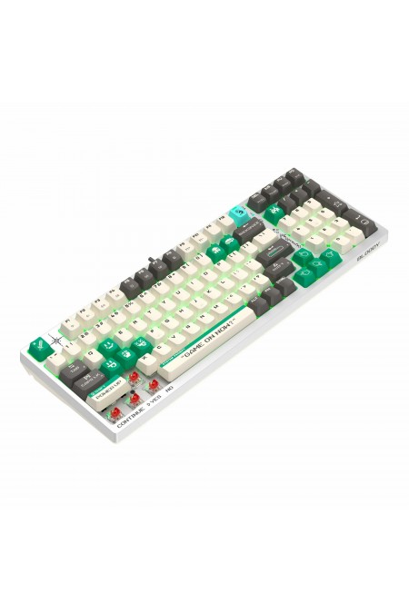 Клавиатура Bloody S98 Pixels Green (белый/бежевый) 8