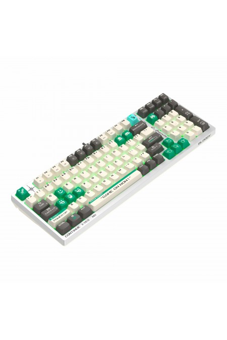 Клавиатура Bloody S98 Pixels Green (белый/бежевый) 9