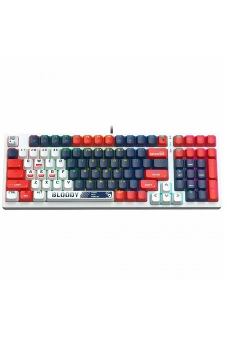 Клавиатура Bloody S98 (Sports Navy) (синий/белый) 