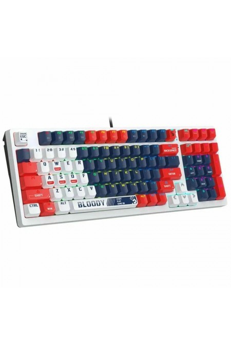 Клавиатура Bloody S98 (Sports Navy) (синий/белый) 1