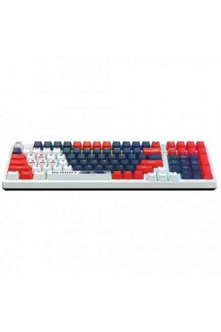 Клавиатура Bloody S98 (Sports Navy) (синий/белый) 2