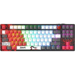 Клавиатура Bloody WS87 Naraka (серый/красный)