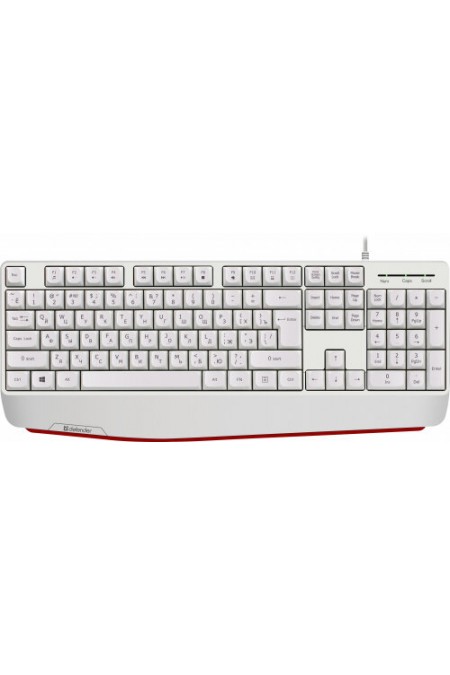 Клавиатура Defender Atom HB-546 RU (белый) 