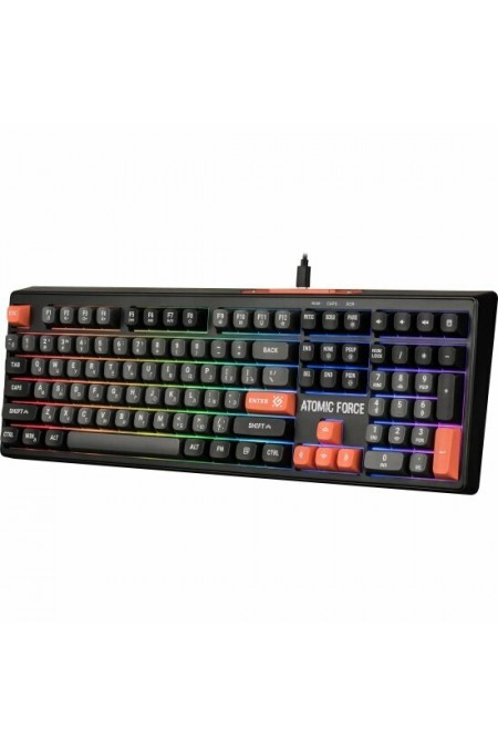 Клавиатура Defender Atomic Force GK-005 RU (45005) (черный/серый) 1