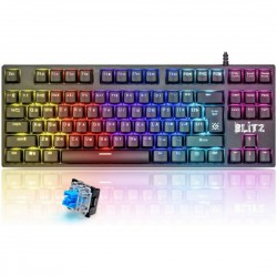 Клавиатура Defender Blitz GK-240L RU Rainbow USB (черный)