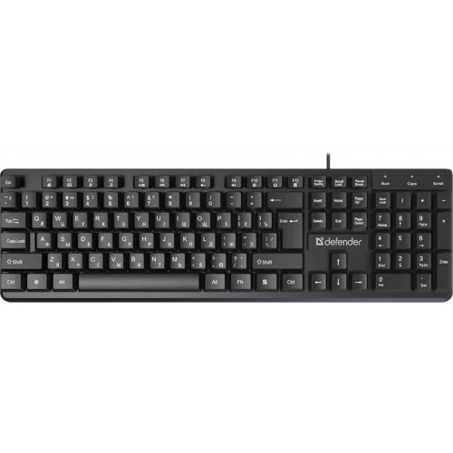 Клавиатура Defender Elemental HB-239 (черный) 
