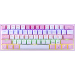 Клавиатура DEFENDER FIZZ (70672) (розовый/белый)