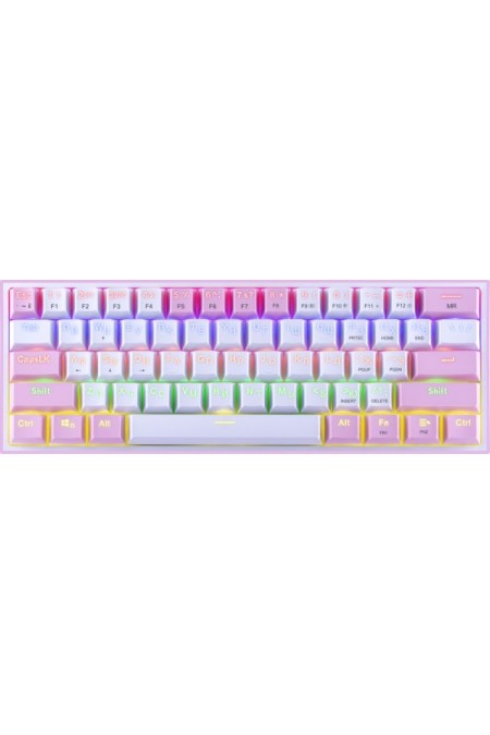 Клавиатура DEFENDER FIZZ (70672) (розовый/белый) 