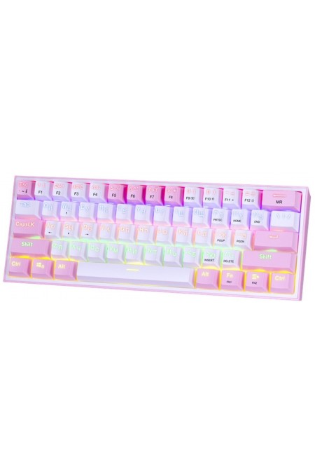 Клавиатура DEFENDER FIZZ (70672) (розовый/белый) 1