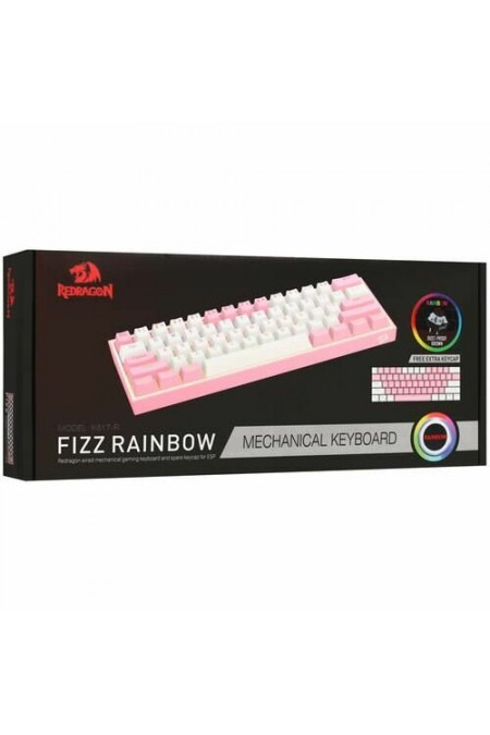 Клавиатура DEFENDER FIZZ (70672) (розовый/белый) 3