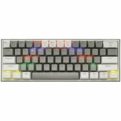 Клавиатура DEFENDER FIZZ (70675) (серый/белый)