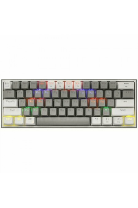 Клавиатура DEFENDER FIZZ (70675) (серый/белый) 