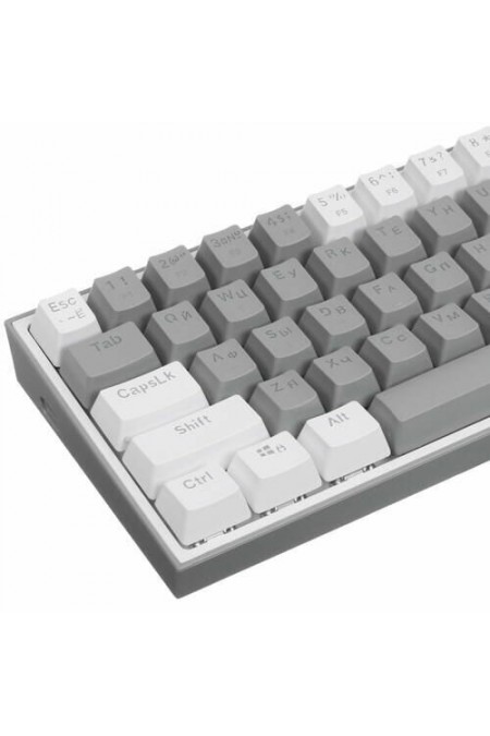 Клавиатура DEFENDER FIZZ (70675) (серый/белый) 3