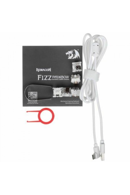 Клавиатура DEFENDER FIZZ (70675) (серый/белый) 7