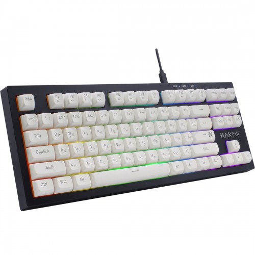 Клавиатура Defender Harpie GK-401 (45401) (черный/белый) 