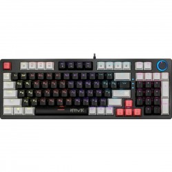 Клавиатура Defender Hawk GK-418 (45419) (черный/белый)