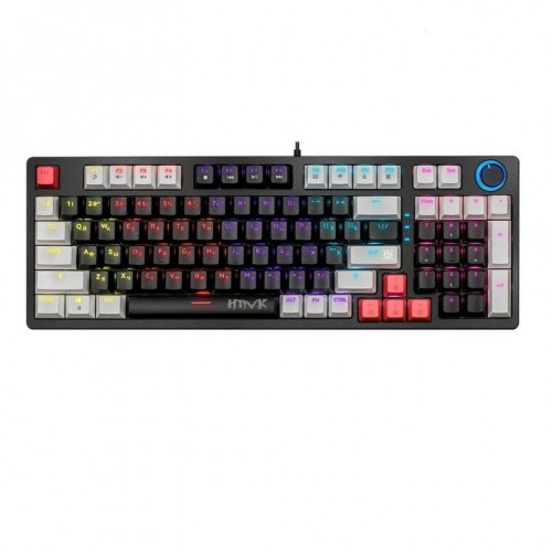 Клавиатура Defender Hawk GK-418 (45419) (черный/белый) 