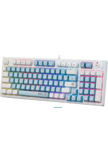 Клавиатура DEFENDER HAWK GK-418 RU (45422) (белый/красный) 1