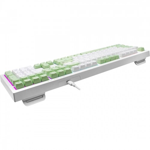 Клавиатура Defender Karon GK-129 RU (45129) (белый/зеленый) 3