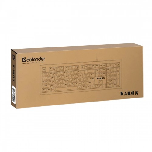 Клавиатура Defender Karon GK-129 RU (45129) (белый/зеленый) 4