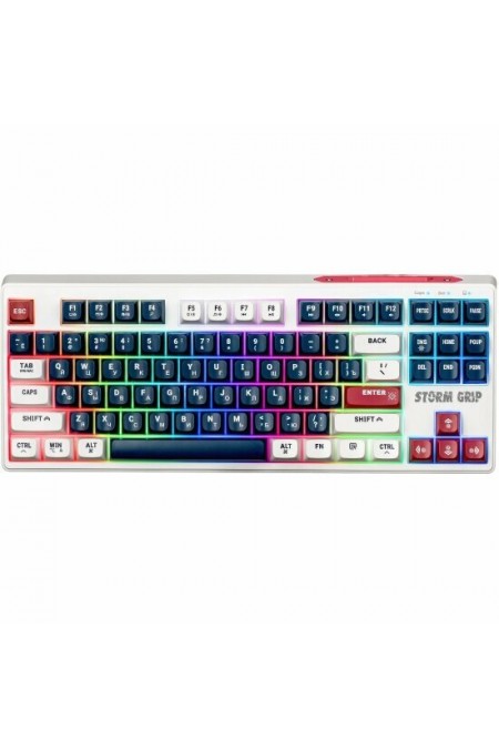 Клавиатура Defender Storm Grip GK-188 RU (45188) (белый/синий) 