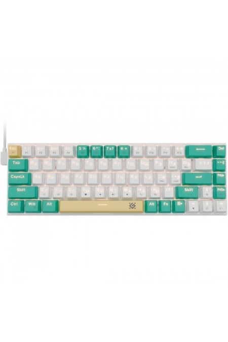 Клавиатура Defender Vexx Pro GK-084 RU (45084) (белый/зеленый) 